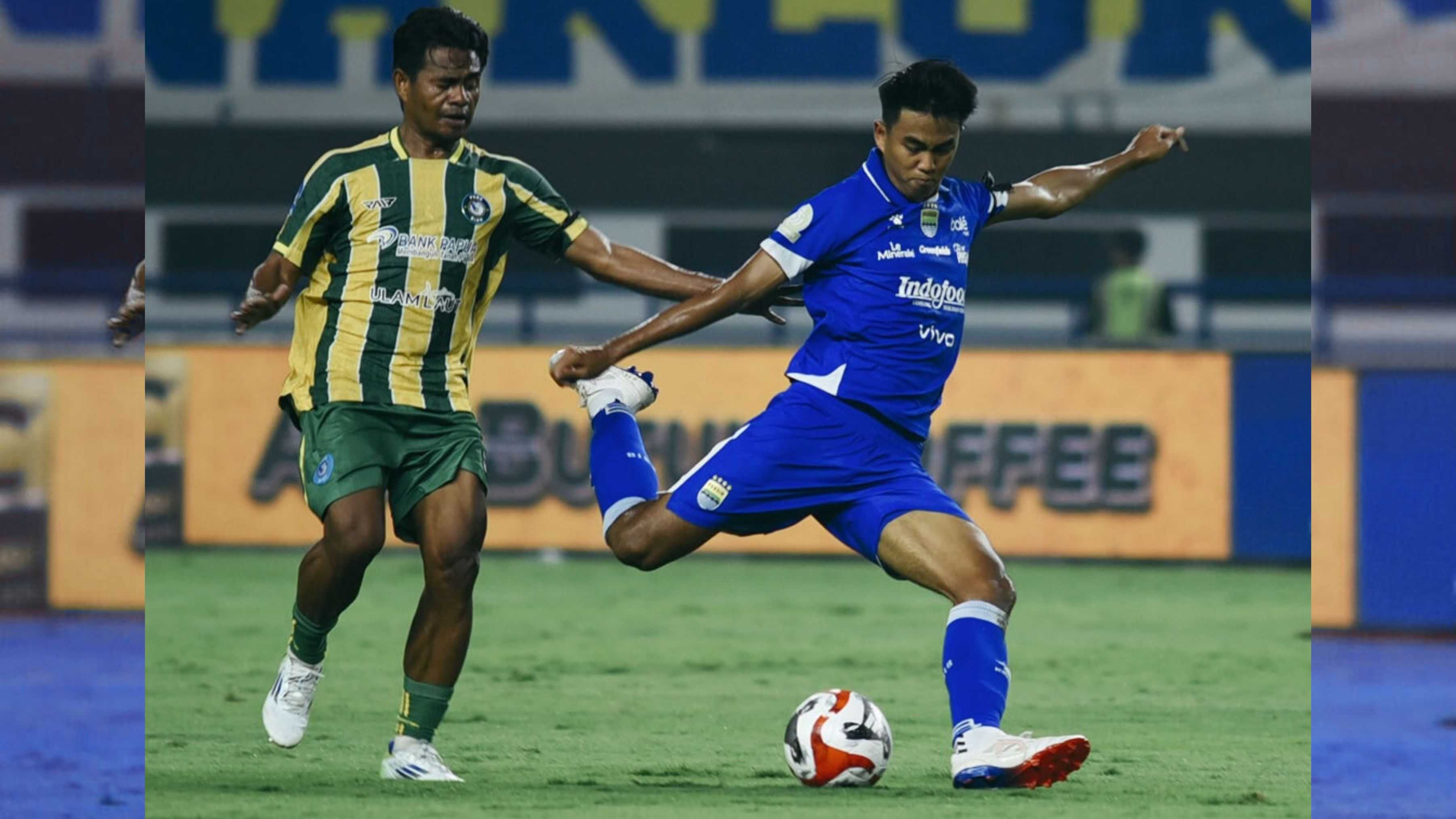 Persib Bandung Buka Putaran Kedua dengan Kemenangan atas PSBS Biak